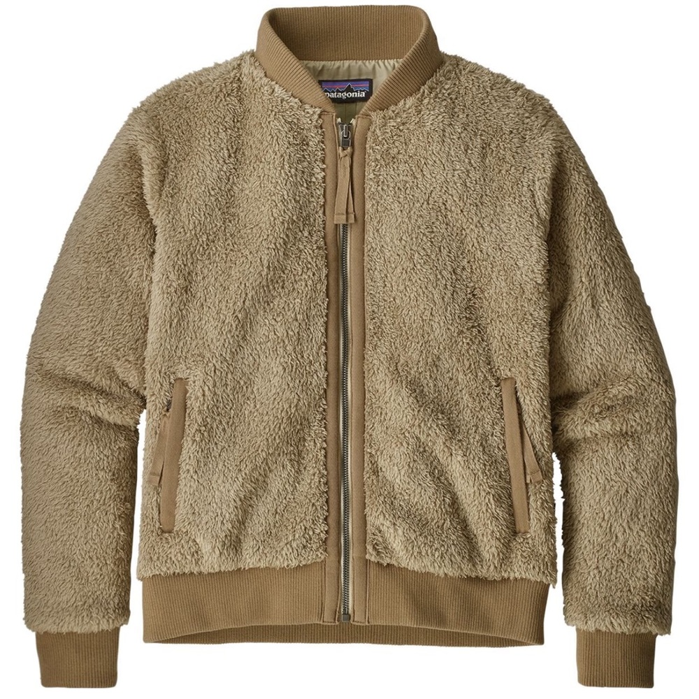 Patagonia‎ Los Gatos Bomber Jacket | Size L. Full zip Tan cream
